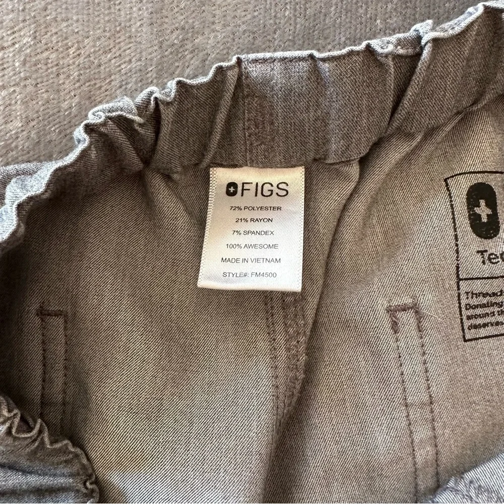 FIGS Pisco Basic Scrub Graphite Men’s Pants Size S